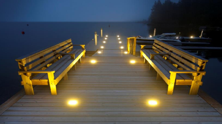 Cветильники Led-камень