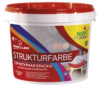 Структурная краска Strukturfarbe Нано Фарб 15.3 кг