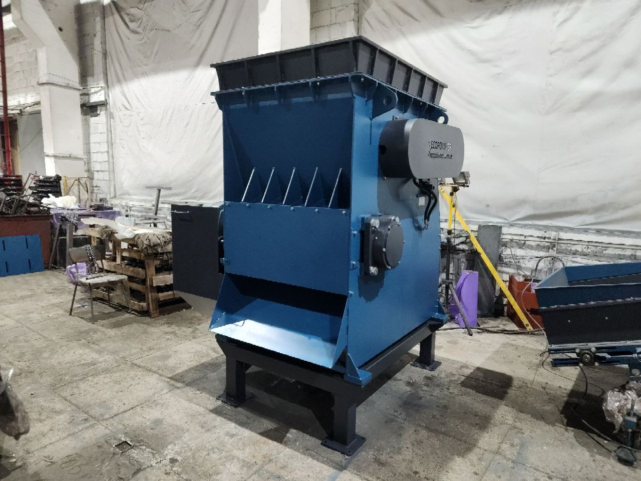 ♻️ Дробилка для дерева Экополимер Shark ES 10.2 ♻️