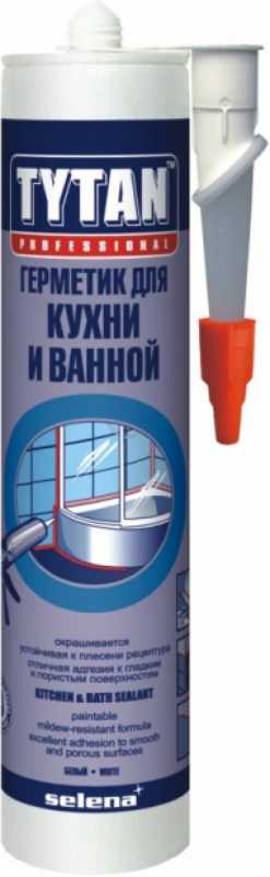 Герметик на основе силиконизированного акрила для Кухни и Ванной