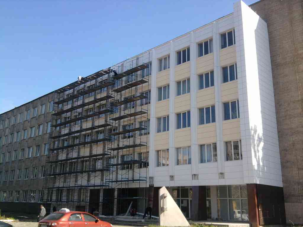 Фасад навесной вентилируемый