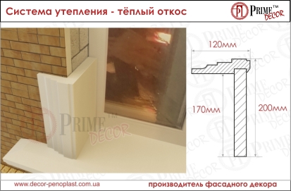 Тёплый откос
