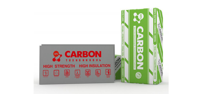 Екструзійний пінополістирол ТЕХНОНІКОЛЬ XPS CARBON