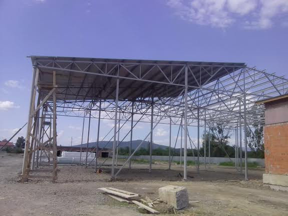 Продам овочесховище. Монтаж металоконструкцій.