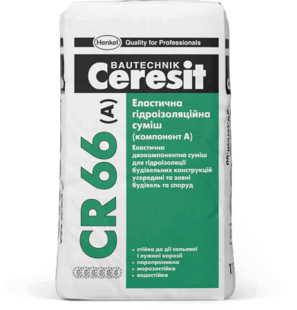 Эластичная гидроизоляционная смесь CR 66